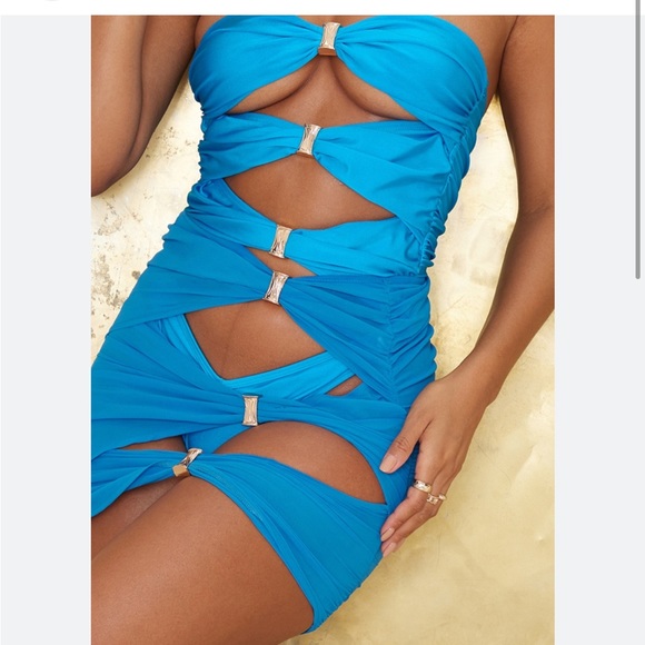 ‼️SALE‼️Pretty little thing chiffon beach skirt NWT - Picture 1 of 3